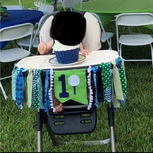 1st birthday “hole in 1” banner